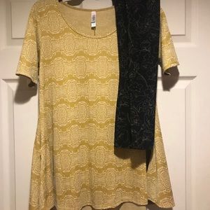 LuLaRoe OS Leggings/ Perfect T Outfit